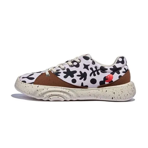 UIN Women's Walking Travel Shoes Casual Fashion Sneaker Denia (Swaying Flowers)