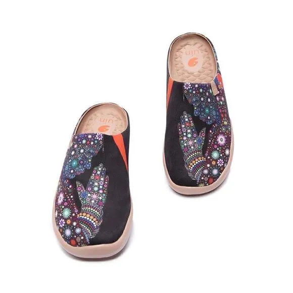 UIN Women's Casual Slippers Comfort Soft Walking Shoes (Pray for Goodness)