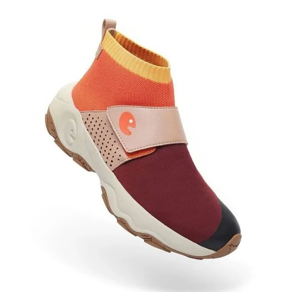UIN Women's Walking Shoes Non-Slip Comfort Sneaker(BROWN CAZORLA II) Size10