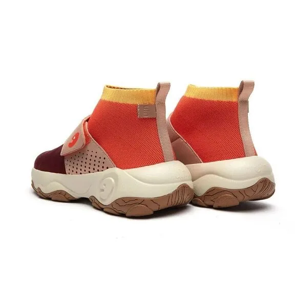 UIN Women's Walking Shoes Non-Slip Comfort Sneaker(BROWN CAZORLA II) Size10