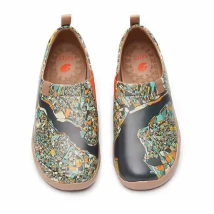 UIN Men's Travel Walking Shoes Slip On Casual Sneaker Toledo (Istanbul Toledo I)