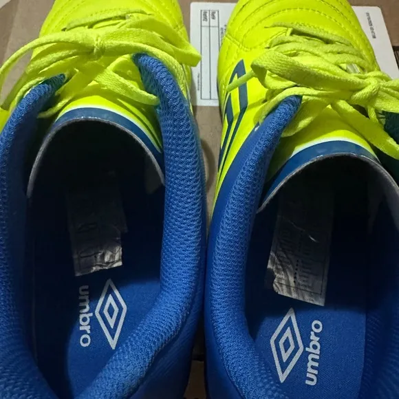 Umbro Men’s Soccer Shoes - Yellow and Blue
