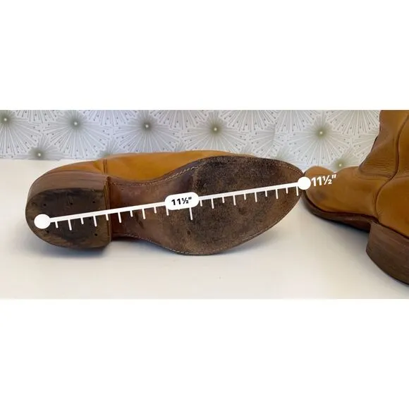 Unbranded tan cowboy/girl boots. Size 11 (M)