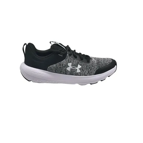 Under Armour Charged Revitalize Kids Sneakers Shoes Size 7Y Black Gray