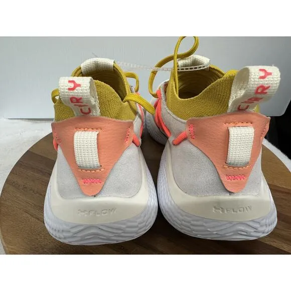 Under Armour Curry Flow Cozy Ivory Zeppelin Yellow 3023815-108 men size 8