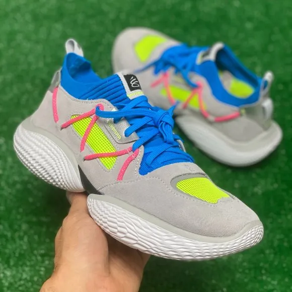 Under Armour Curry Flow Cozy Mens Basketball Shoes Gray 3023815-107 NEW Multi