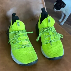 Under Armour Kids' Neon Yellow Sneakers