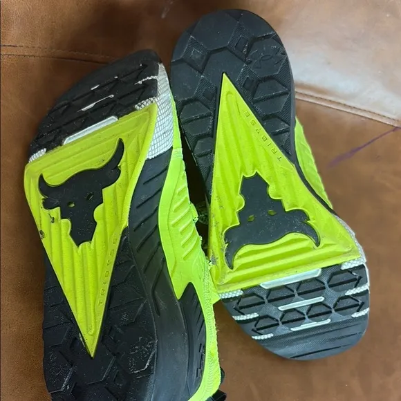 Under Armour Kids' Neon Yellow Sneakers