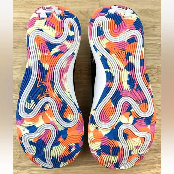 Under Armour Spawn 5 LE BLUE PINK BLACK Basketball Shoes Trainers 3026758-001