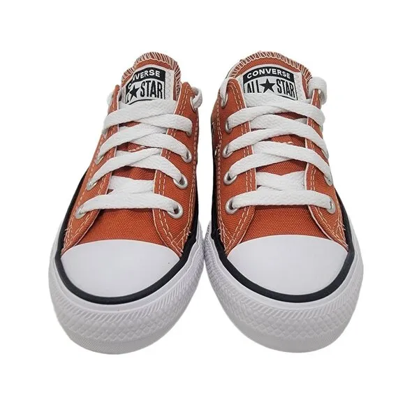 🤩Unisex Converse Youth Shoes Sz 11 CTAS OX Brown Canvas Sneakers A04427C Basic