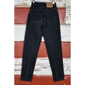 USA Vintage Levi's 550 Relaxed Fit Tapered Leg Black Jeans Women's