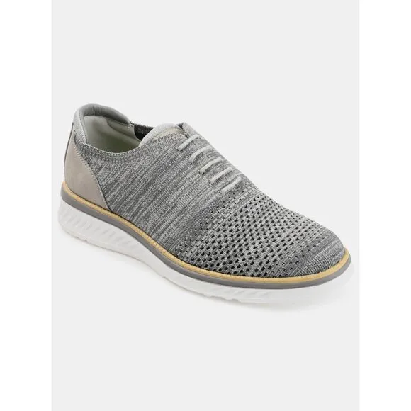 Vance Co. Men's Marlon Knit Casual Dress Shoes Gray NIB Size 8