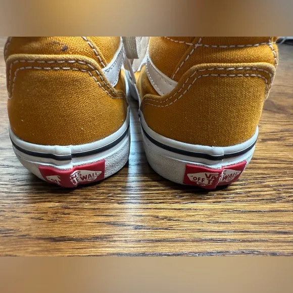 Vans Color Theory SK8- Hi Kids High-Top Sneakers - Golden Yellow Size 2.0