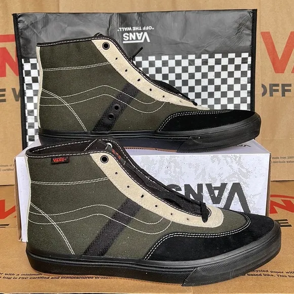 Vans Crockett High Forest/Black Men’s sneakers