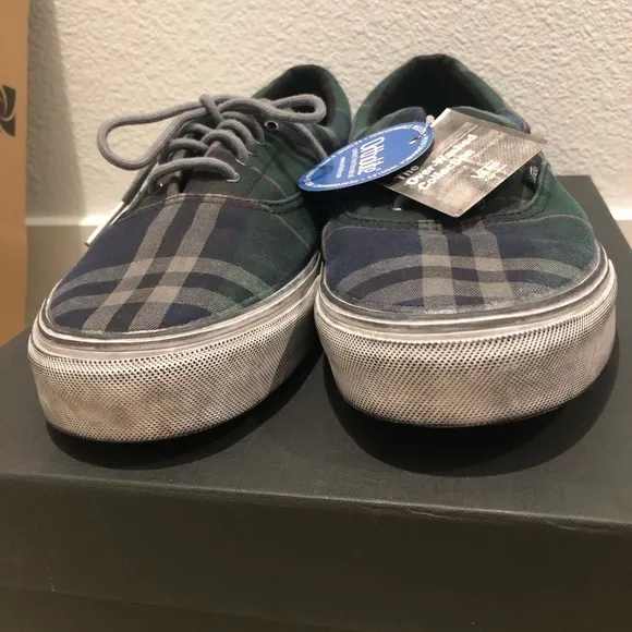 Vans Era The Overwashed Collection Era Plaid Shoes. NWT! Sz 13