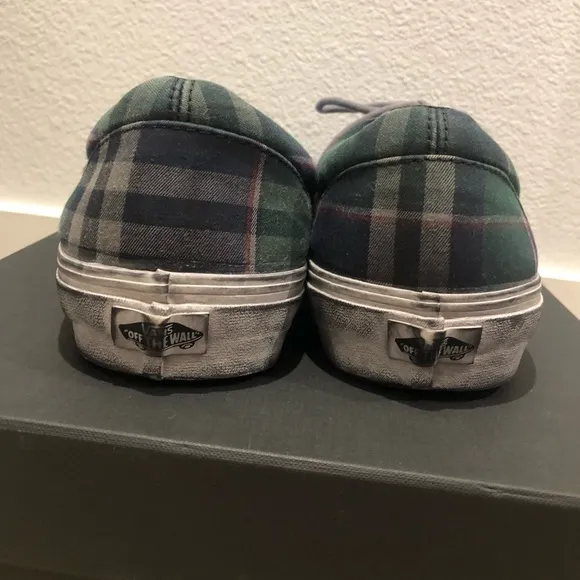Vans Era The Overwashed Collection Era Plaid Shoes. NWT! Sz 13
