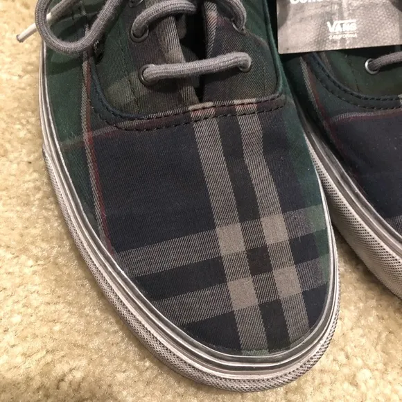 Vans Era The Overwashed Collection Era Plaid Shoes. NWT! Sz 13