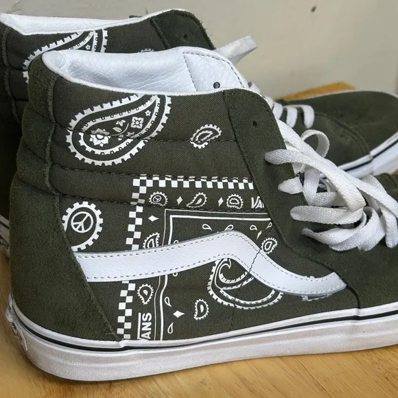 Vans‎ Green Sneakers size 13