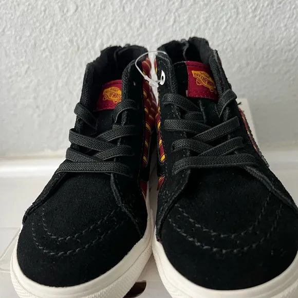 Vans Harry Potter Ski-Hi Zip toddler Gryffindor High-Top Sneakers size 8 NEW