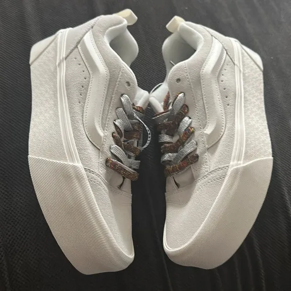 Vans KNU STACK Sneakers white with Multi Laces Sz 9.5