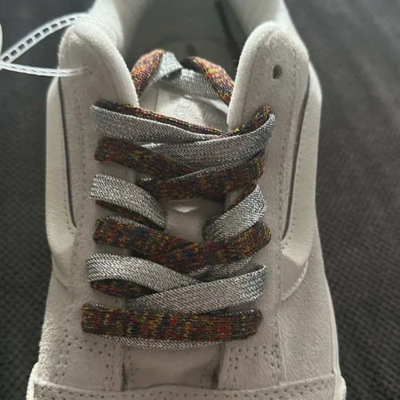 Vans KNU STACK Sneakers white with Multi Laces Sz 9.5