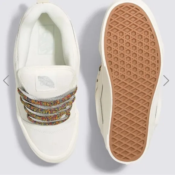 Vans KNU STACK Sneakers white with Multi Laces Sz 9.5