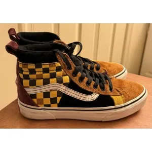 Vans Men sk8-hi 46 mte All Weather Shoes Size‎ 6.5 Camo/checkered EUC