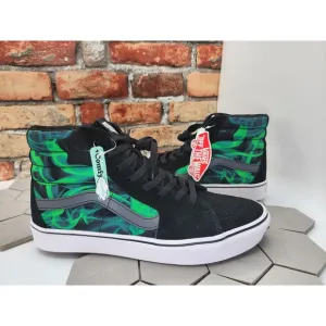 Vans Men's ComfyCush SK8-HI Shoes Sneakers After Dark Green &amp; Black Size 11.5