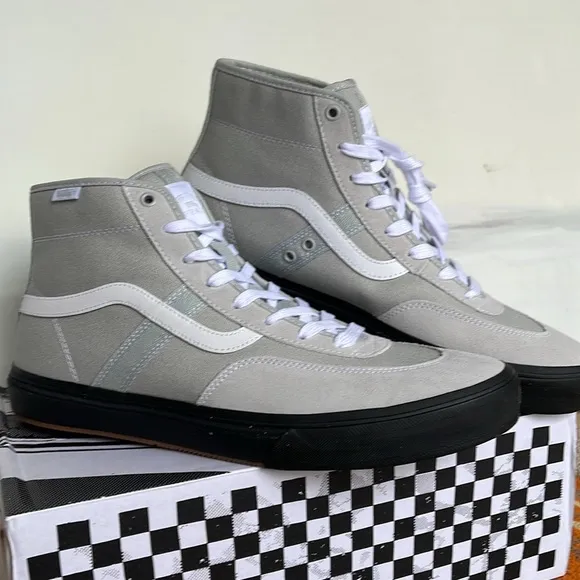 Vans Men’s Crockett High Light Gray/BlackVN0A5JIGBH8 Sneakers
