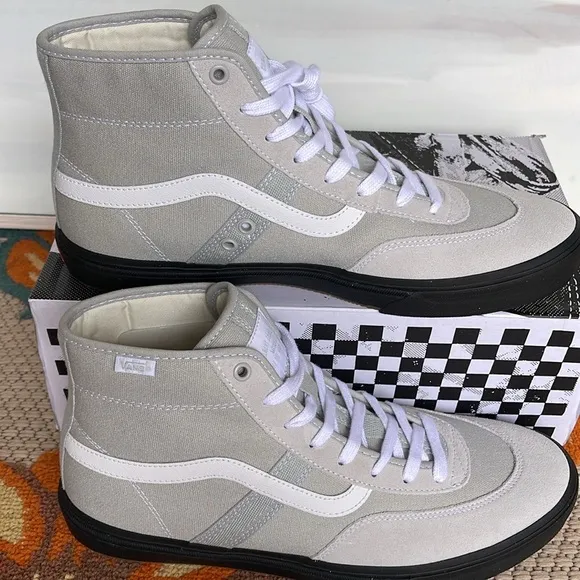 Vans Men’s Crockett High Light Gray/BlackVN0A5JIGBH8 Sneakers