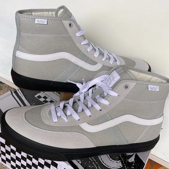 Vans Men’s Crockett High Light Gray/BlackVN0A5JIGBH8 Sneakers