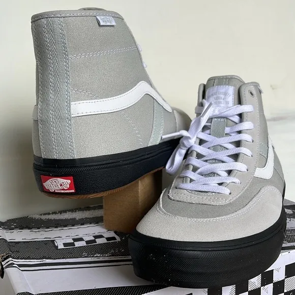 Vans Men’s Crockett High Light Gray/BlackVN0A5JIGBH8 Sneakers