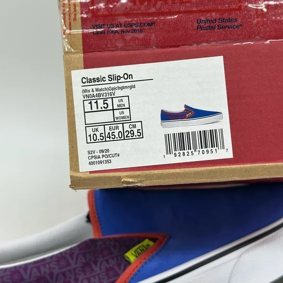 Vans Multicolor Slip-On Men's Shoes