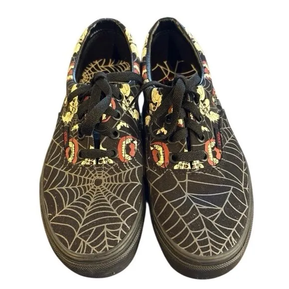 Vans Old Skool Glow Frights Glow-in-the-Dark Low 5.5 Men/Women 7 Skull Web Shoe