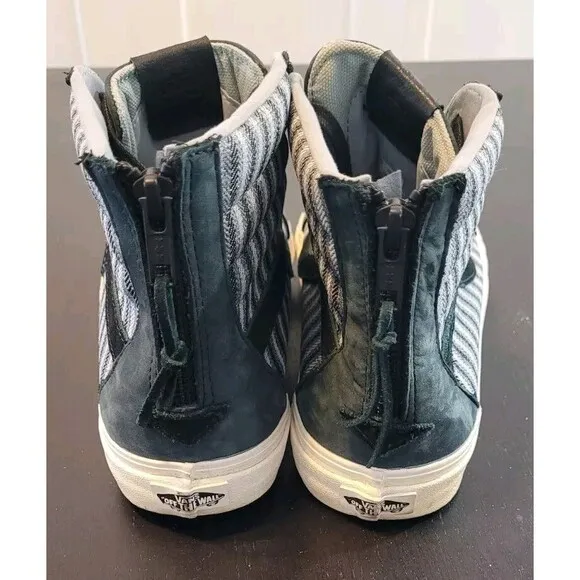 VANS SK8 CALIFORNIA Hi Top ZIP Italian Weave Skate Shoes Men's 8.5 Wmns 10 Zip