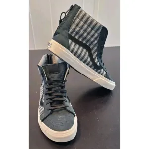 VANS SK8 CALIFORNIA Hi Top ZIP Italian Weave Skate Shoes Men's 8.5 Wmns 10 Zip