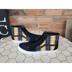 Vans Sk8-Hi Denim Stripes Sneaker Shoes Men's Size 11 NEW