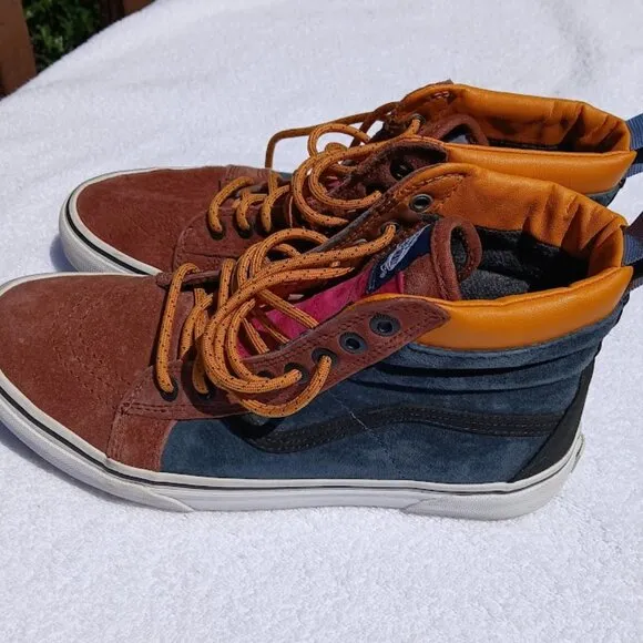 Vans SK8-HI MTE Sneaker Multi/Cappuccino Size M8 W9.5