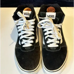 Vans Sk8 Hi Skate Shoe Black &amp; White High- Sneakers