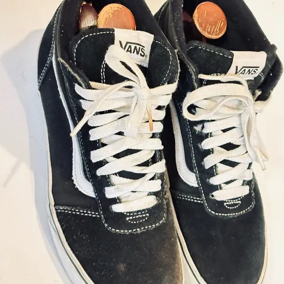 Vans Sk8 Hi Skate Shoe Black &amp; White High- Sneakers