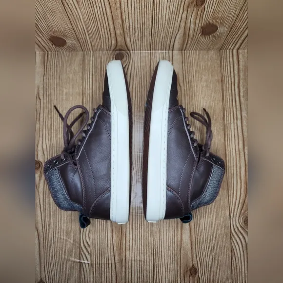 Vans Ultra Cush Leather High Top Sneakers‎ Size 8.5