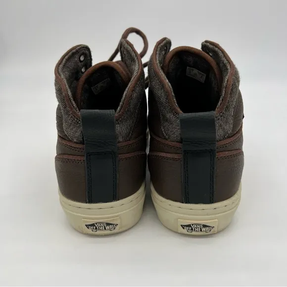 Vans Ultra Cush Leather High Top Sneakers