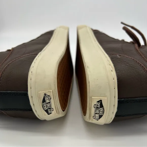 Vans Ultra Cush Leather High Top Sneakers