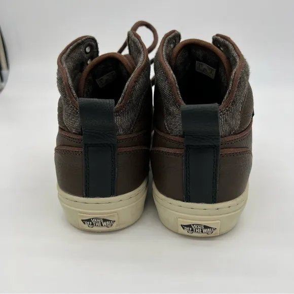 Vans Ultra Cush Leather High Top Sneakers