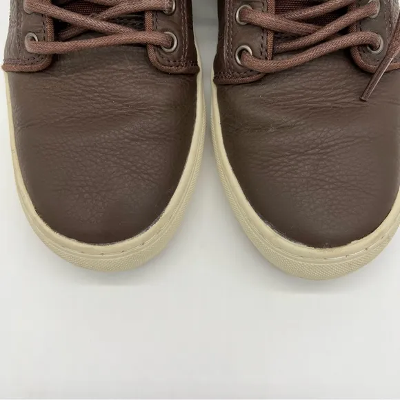 Vans Ultra Cush Leather High Top Sneakers