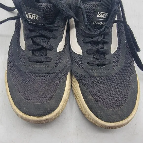 Vans Ultrarange Mens 6.5 Black Sneaker Shoes Walking Casual Outdoors Comfort