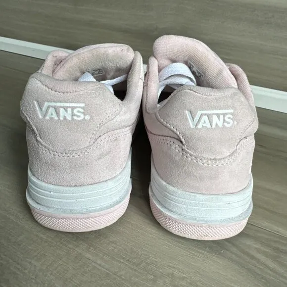 Vans Unisex Upland Chunky 90s Low-Top Y2K Sneakers Pink Suede Size‎ US:M9/W10.5