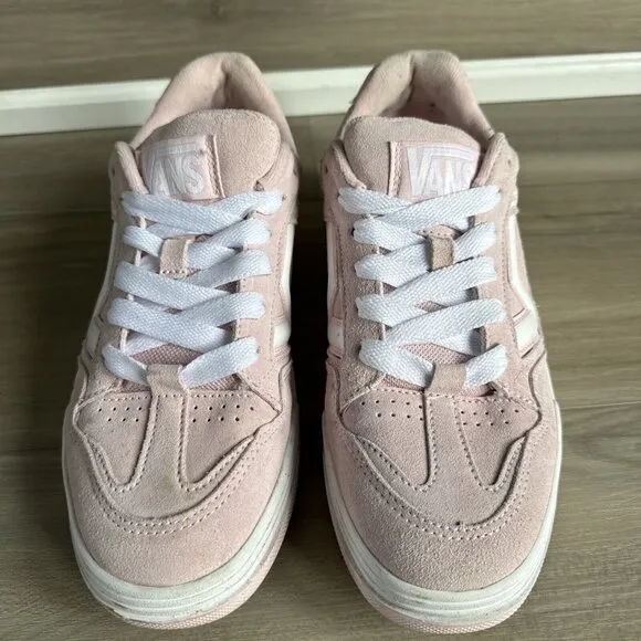 Vans Unisex Upland Chunky 90s Low-Top Y2K Sneakers Pink Suede Size‎ US:M9/W10.5