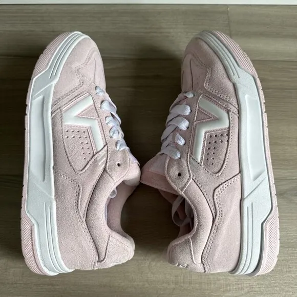 Vans Unisex Upland Chunky 90s Low-Top Y2K Sneakers Pink Suede Size‎ US:M9/W10.5