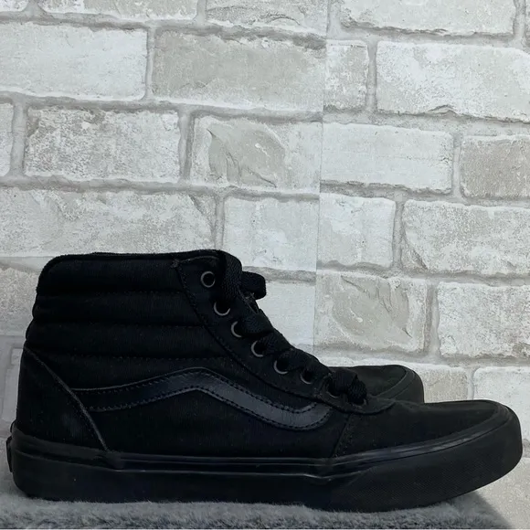Vans Ward Black SK8 Hi Top Size 9.5